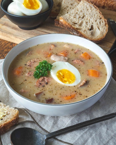 Polish Żurek Recipe – Sour Rye Soup